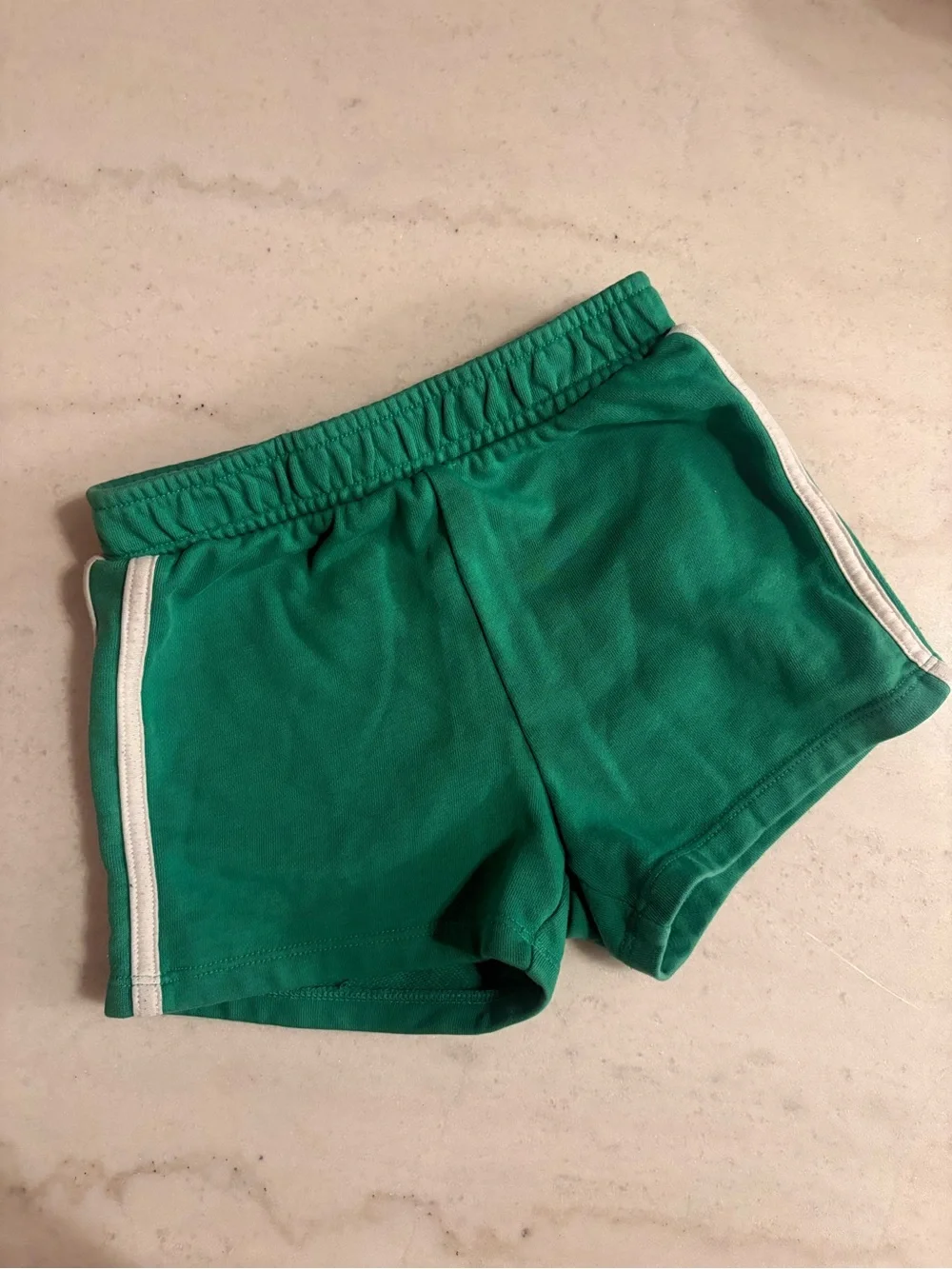 GAP Teal Green Sport Shorts with White Side Trim
